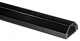 Mywall Cable Cover - Kabelkanal Aluminium, 33 Mm. 2-teilig Schwarz 1,1 M