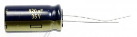 Panasonic 35v Radial Electrolytic 105 De - 820uf-35v Eeufc1v821l Elko Radial 105° 12 5x25mm Low-impedance -tubes
