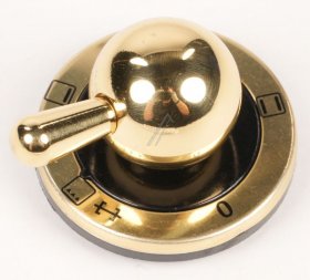 Ilve Timer Button - Electric Oven Switch Knob - Chrome