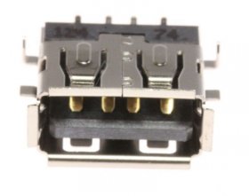 Samsung Usb socket - 3722-002767 Jack-usb 4p-1c au blk angle a