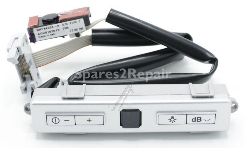 Operating Unit Screen - 4055353660 Slider complete white 7seg Wh [Electrolux Aeg]