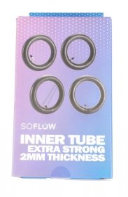 Soflow Emobility Inner Tubes - 700 100 33 Inner Tube Extra Strong X2mm X 0d Valve