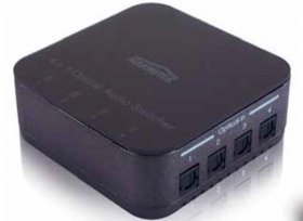 Marmitek Optical Fibre Connectors - Connect Ts41 4 In 1 Optical Audio Switcher (eu Plug) Toslink Audio
