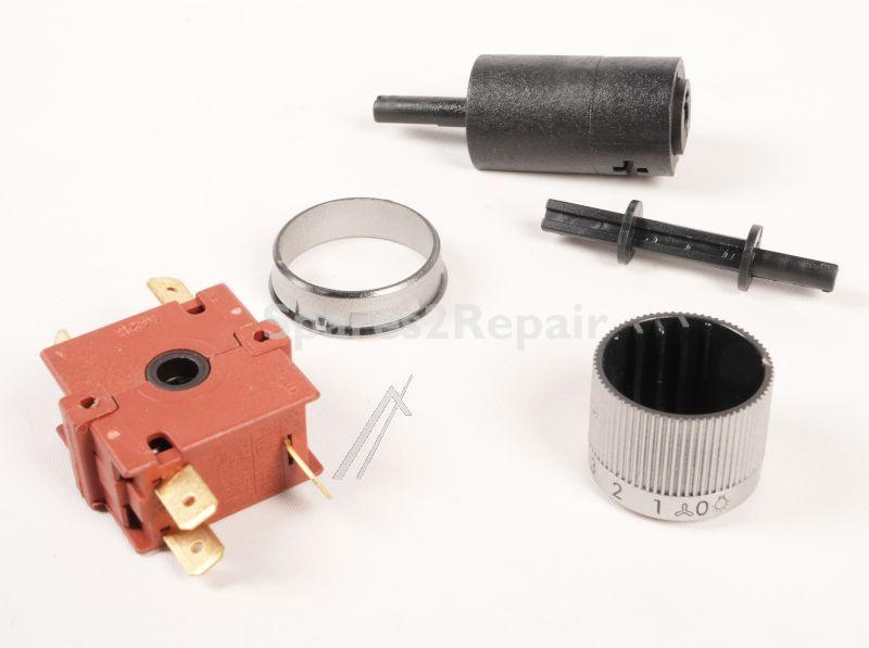 Faber Franke Roblin Selector Switch - 133 0307 460 Kit Rot Switch+pins+frame+knob Ikea
