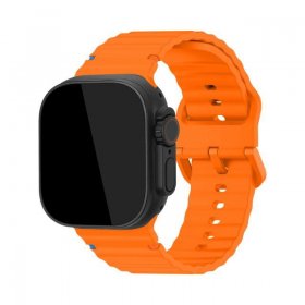 Mobilize Wristbands For Smartwatch - 81660 Mobilize Silicone Wristband - Clasp - For Apple 42-44-45-49mm - Orange