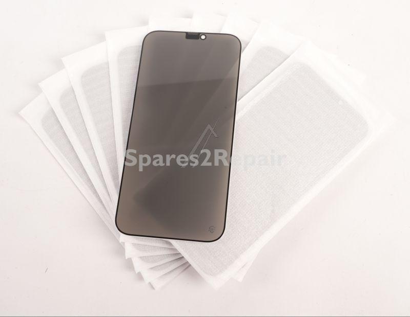 Mobilize Display Protective Film - 75013 X-guard Screen Protector - Privacy Black Frame - Iphone 12-12 Pro (10-pack Bulk Pack)