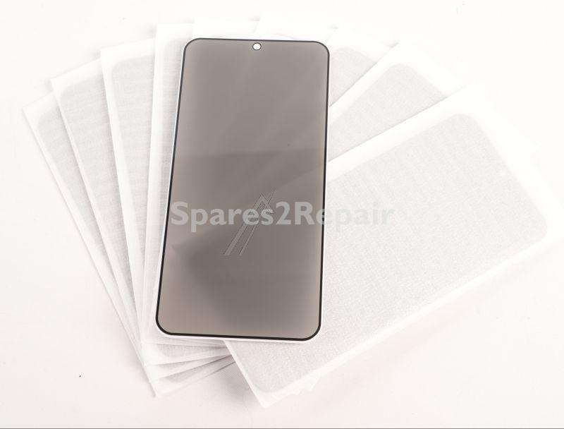 Mobilize Display Protective Film - 75030 X-guard Display Protective Film - Privacy Black Frame - Galaxy S24 5g-s25 5g (10-pack Bulk)