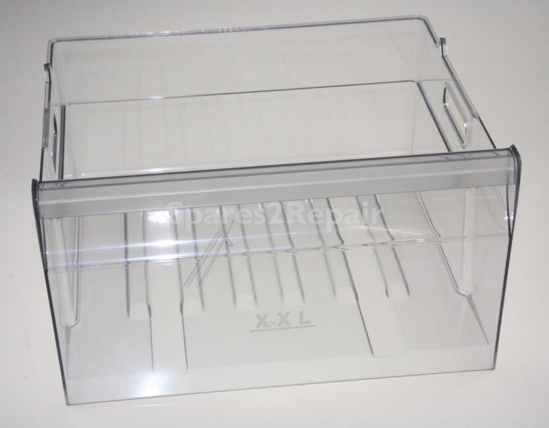 Drawers - C00376931 480132101149 Drawer Central Transparent Grey [Whirlpool Indesit]