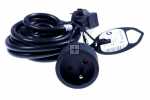 Inotech Power Supply Cable - Prolongateur Ho5vv-f 3g1.5 Noir Longueur 3 MÈtres