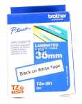Brother Colour Cartridge - Tze261 Schriftband Schwarz Auf Weiß 36mm-8m Laminiert Brother