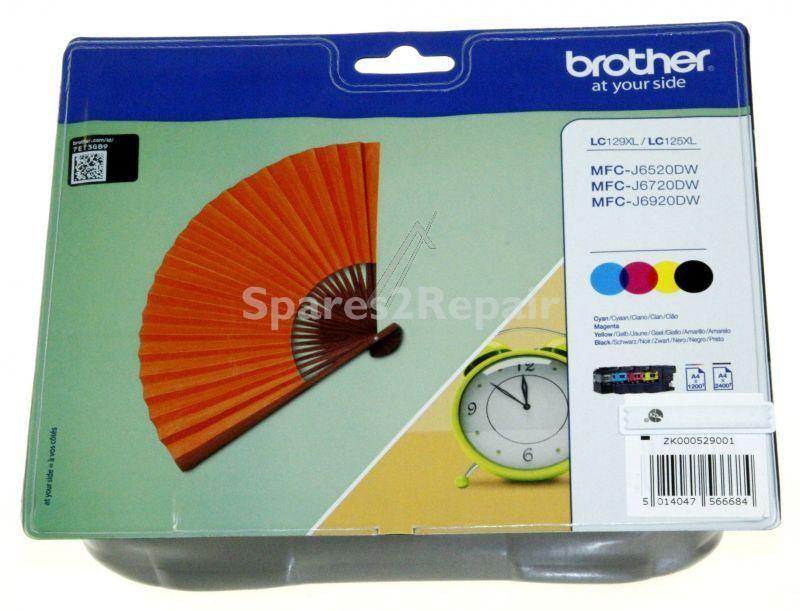 Brother Cartridge - Lc129xlvalbpdr Ink Cartridge B-m-c-y
