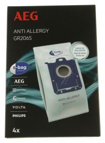 Vacuum Cleaner Bags - Gr206s 9001684761 Gr206s 4 Vacuum Cleaner Bags Anti-allergy [Electrolux Aeg]