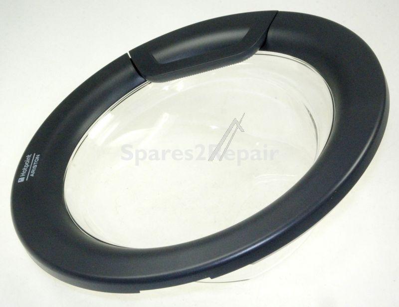 Washing Machine Window - C00290253 482000023298 Door Frame+glass Hp-ar Wd Graphi [Whirlpool Indesit]