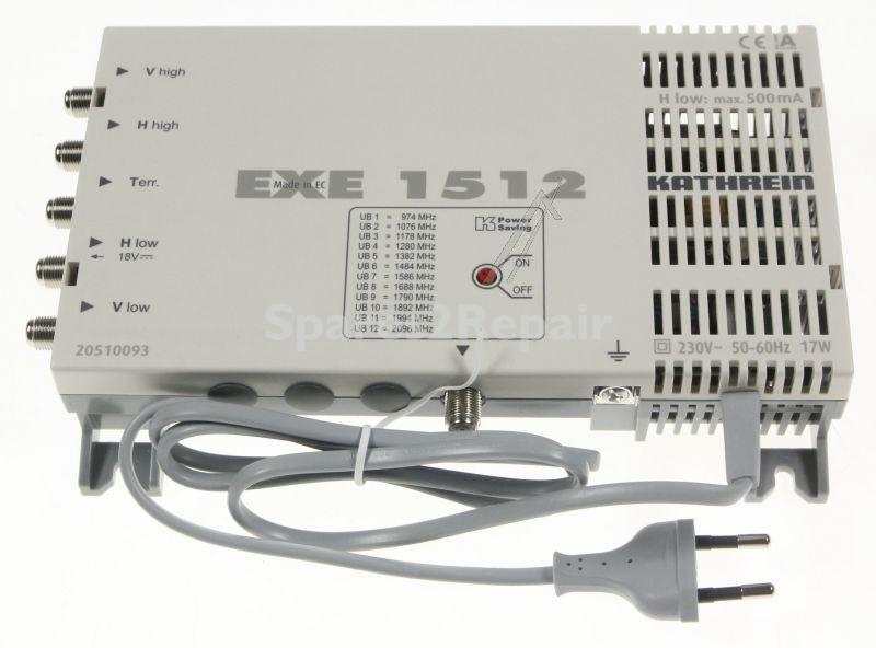 Kathrein 4+1 Multiswitch Inputs - Exe 1512 Einkabel-multischalter 5 Auf 1x12 5-862 Und 4x 950-2150 Mhz