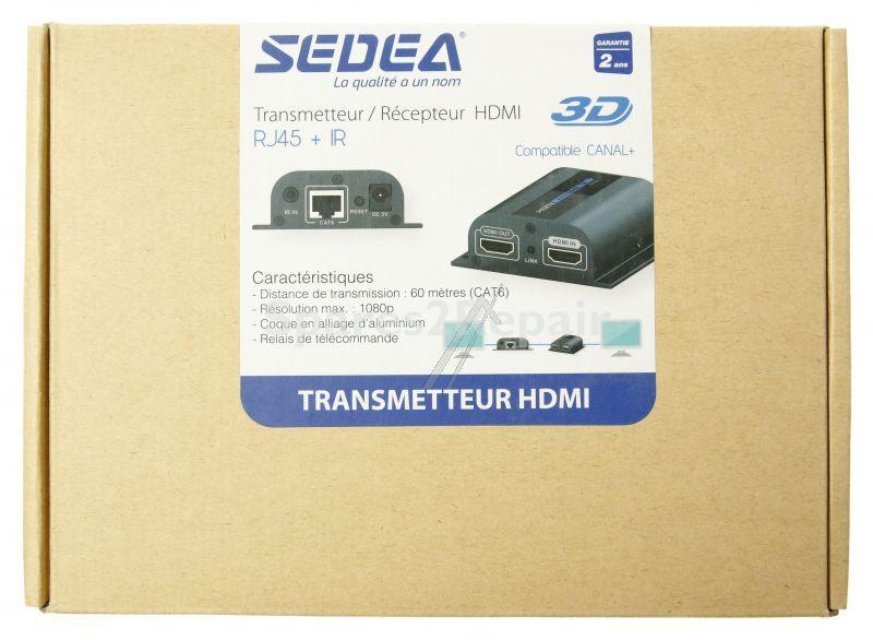Scart Switch Over Box - Transmetteur - RÉcepteur Hdmi + Ir Par Rj45