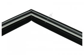 Freezer Door Seal - C00386575 481010858528 Magnetic Seal Black [Whirlpool Indesit]