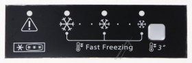 Front Housing - C00325882 481010649652 Insert Printed F contr box [Whirlpool Indesit]