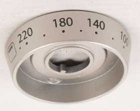 Gauge Disc - C00383410 482000091640 Knob Disc - Thermostat Silver Whr [Whirlpool Indesit]