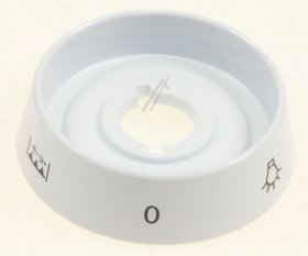 Flap - C00284850 488000284850 Knob Disc - White [Whirlpool Indesit]