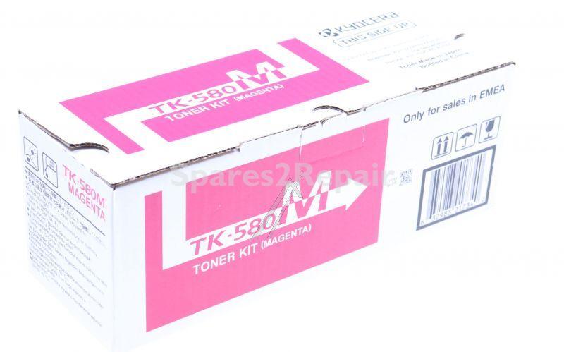 Kyocera Mita Toner Cartridge - 1t02ktbnl0 Tk-580m Kyocera Toner-kit Magenta 2 8k