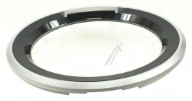 Door - C00533313 488000533313 Door Frame+glass Natis Reload Silver-bla [Whirlpool Indesit]