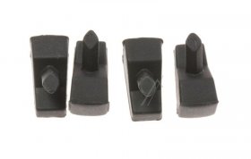 Rubber Stop - C00313506 484000000840 Kit Rubber Foot (4 Pcs) [Whirlpool Indesit]