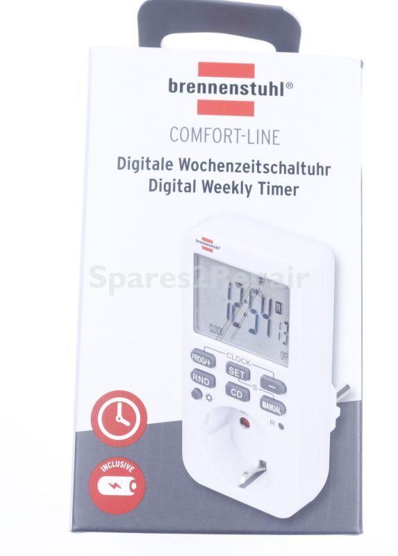 Brennenstuhl Clock Timer - Comfort-line Digitale Wochenzeitschaltuhr