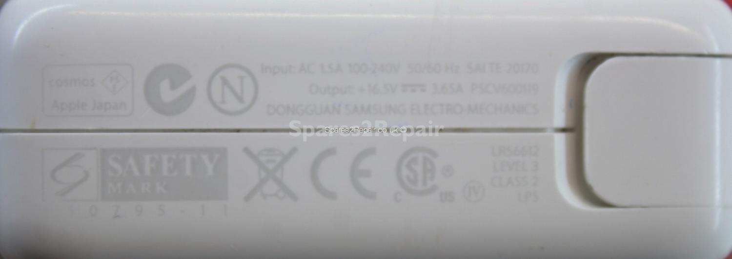 Apple - Charger - PSCV600119 - 16.5V 3.65A (Original)