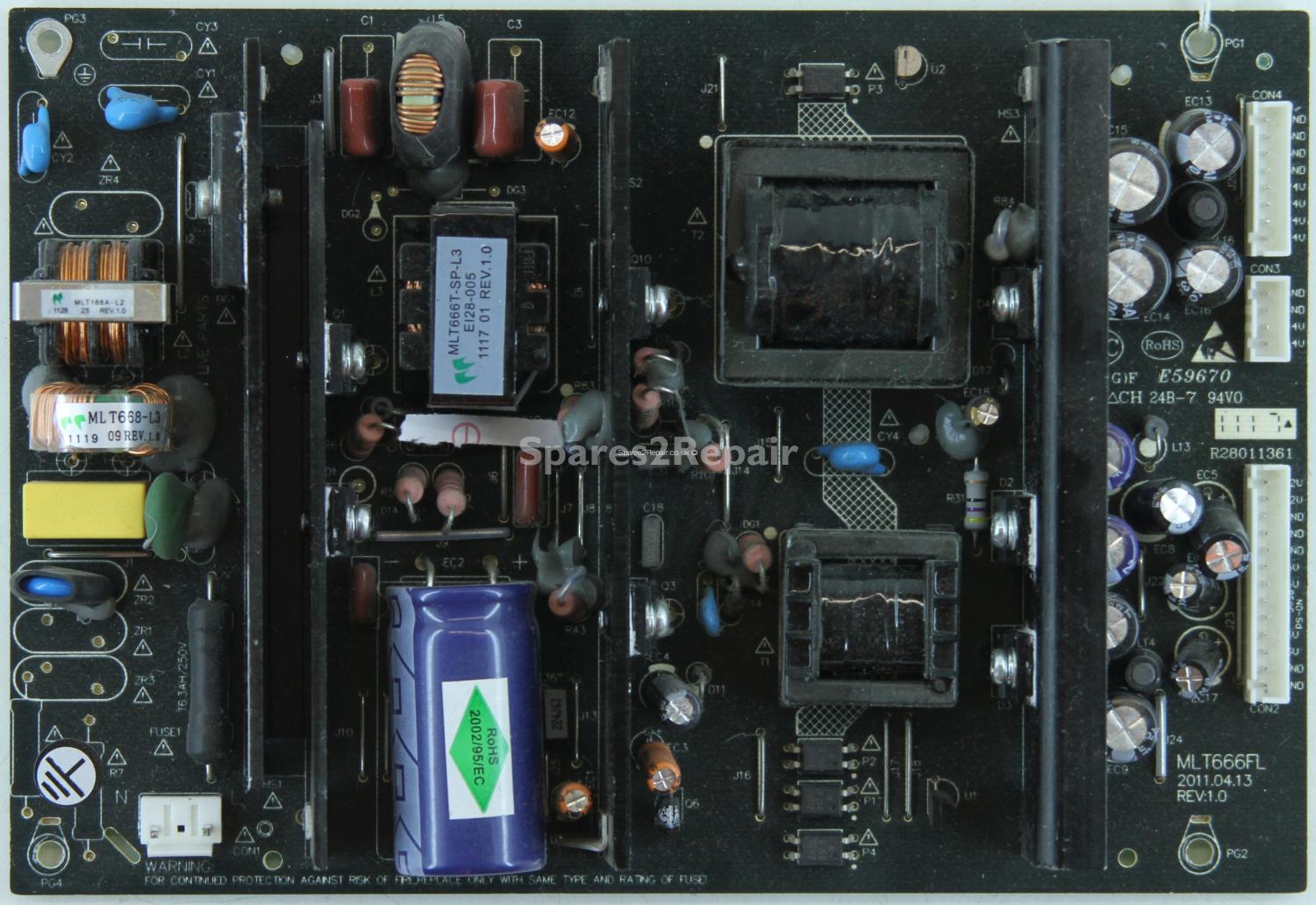 Baird JO37BAIRD - PSU - MEGMEET - MLT666FL - REV:1.0