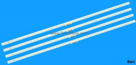 Samsung LED Backlight Array Samsung BN96-50386A 75" QE75LS03TAU QE75Q75TAT QE75Q70TAT QE75Q65TAU QE75Q60TAU CY-RT075FGAV1H V0T6-750SM0-R0 4pcs