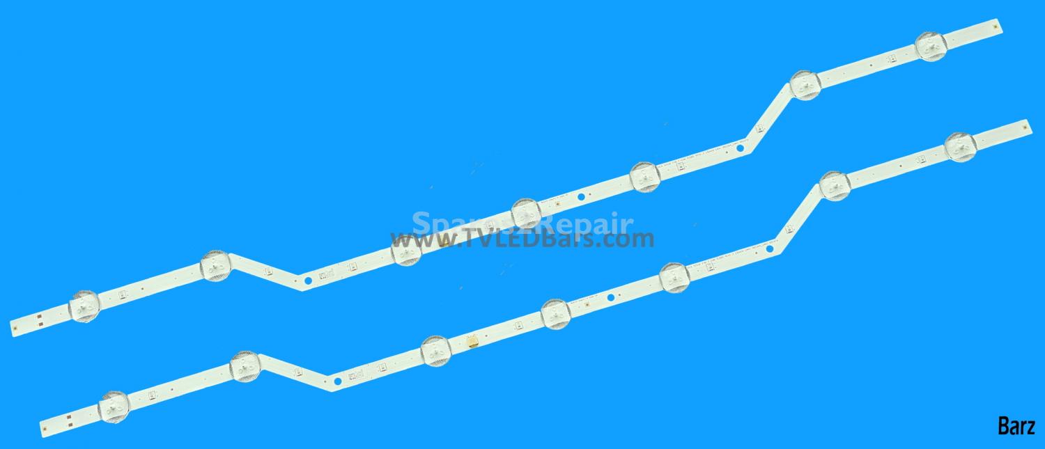 Barz LED Backlight Array Samsung UE32N5300 UE32N5000 UE32T5300 BN96-46574A 32" CY-JN032BGER1V CY-JN032BGAR1V CY-JN032BGLR3V V8DN-320SM1-R1 LM41-00618A 2pcs