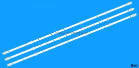 Barz LED Backlight Array Akai AKTV3922S AKTV3922T 385N01-3x6 14.385N01.36001 3pcs