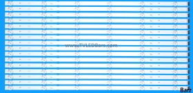 Barz LED Backlight Array Sony KD-65XH9005 KD-65XH9296 XR-65X90J 65" YDAS065DND01 YDAF065DND01 YDBM065DCS01 20LS65 1-007-328-11 16pcs
