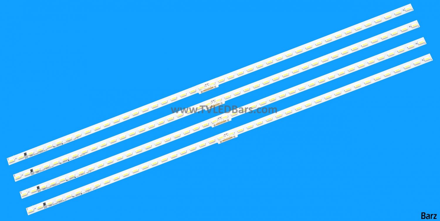 Samsung LED Backlight Array Samsung UE82RU8000UXXU BN96-48378A 82" CY-NR082FGLV1H V9R8-820SM0-R0 LM41-00775A 4pcs