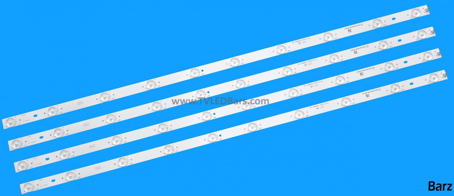 Barz LED Backlight Array Blaupunkt 40/148Z 40/133I 40/133Z HWV4041C HVW4041S RF-AJ400E32-1001S-01 A1 4pcs
