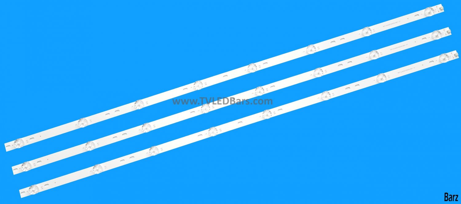 Barz LED Backlight Array Sharp 40BJ2K 40BJ3K 40BJ4K 40BJ5K 40AJ2K 40AJ6K 40BL5K 40BL2K 40" HOV40195-10Y -01Y -45Y -56Y HOV40196-36Y RF-AJ400016SS30-0801 3pcs