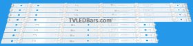 LG 49 inch Full LED Backlight Array - 6916L-1295A + 6916L-1296A - 6916L-1255A + 6916L-1256A - NC490DUE-AAFX1-41CA - AGF79105801 - 49LJ 49UJ - NC490DGG-AAFX HC490DUN-SLTL HC490DGG-SLTL