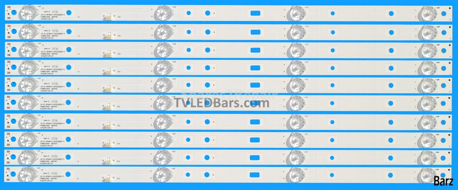 Electriq LED Backlight Array electriQ eiQ-CV49UHDT2SMH JS-D-JP4910-041EC E49DU1000 10pcs