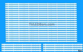 Barz LED Backlight Array Sony KDL-75W855C KDL-75W857C KDL-75W859C S750HF59 V0 75" 750TV07 + 750TV08 V1 28pcs