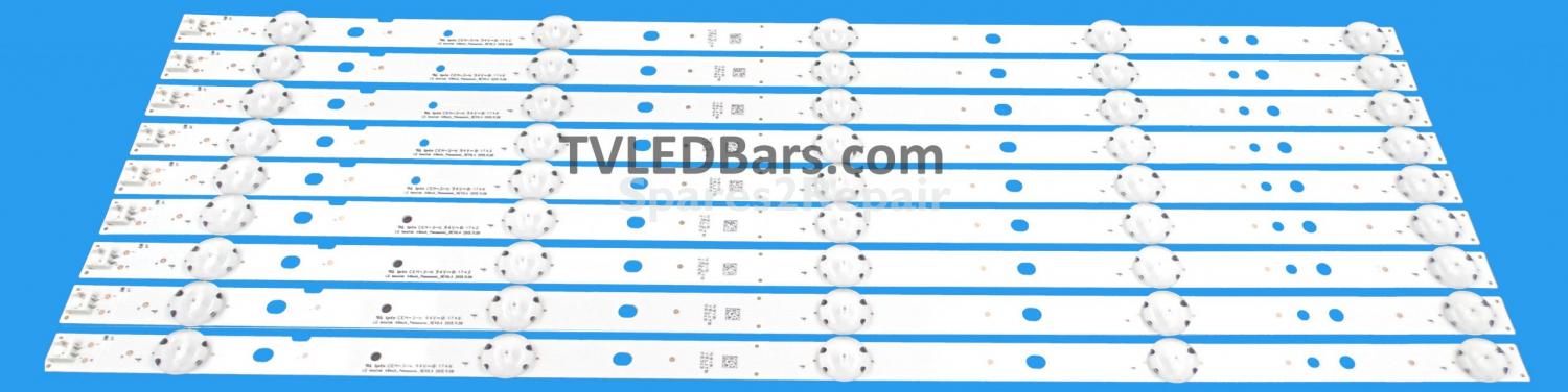 LG for Panasonic LED Backlight Array Panasonic TZLP253AHAA 49" 49inch_Panasonic_3PCM00747A_REV0.5 9pcs
