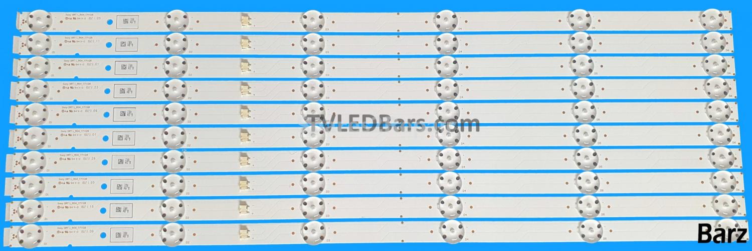Sony LED Backlight Array Sony YS8S550CND01 YS8S550CND04 YM9S055CNO01 YS9S055CND01 YM8S550CNO01 55" DRT L_R04_171128 10pcs