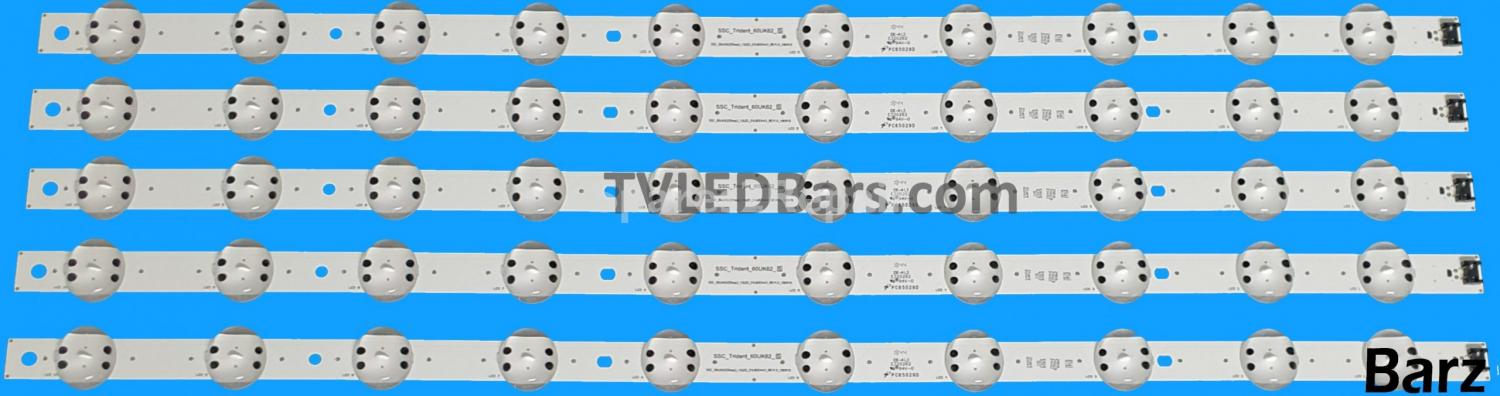LG LED Backlight Array LG NC600DQE-VSGP1 60" SSC_TRIDENT_60UK62 SVL600A43 5pcs