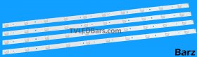 Barz LED Backlight Array 40/233F 40F21B 40G22B 40/234i 40/233I 40" IC-B-HWBC40D453 HWV4042 HWV4052 4pcs
