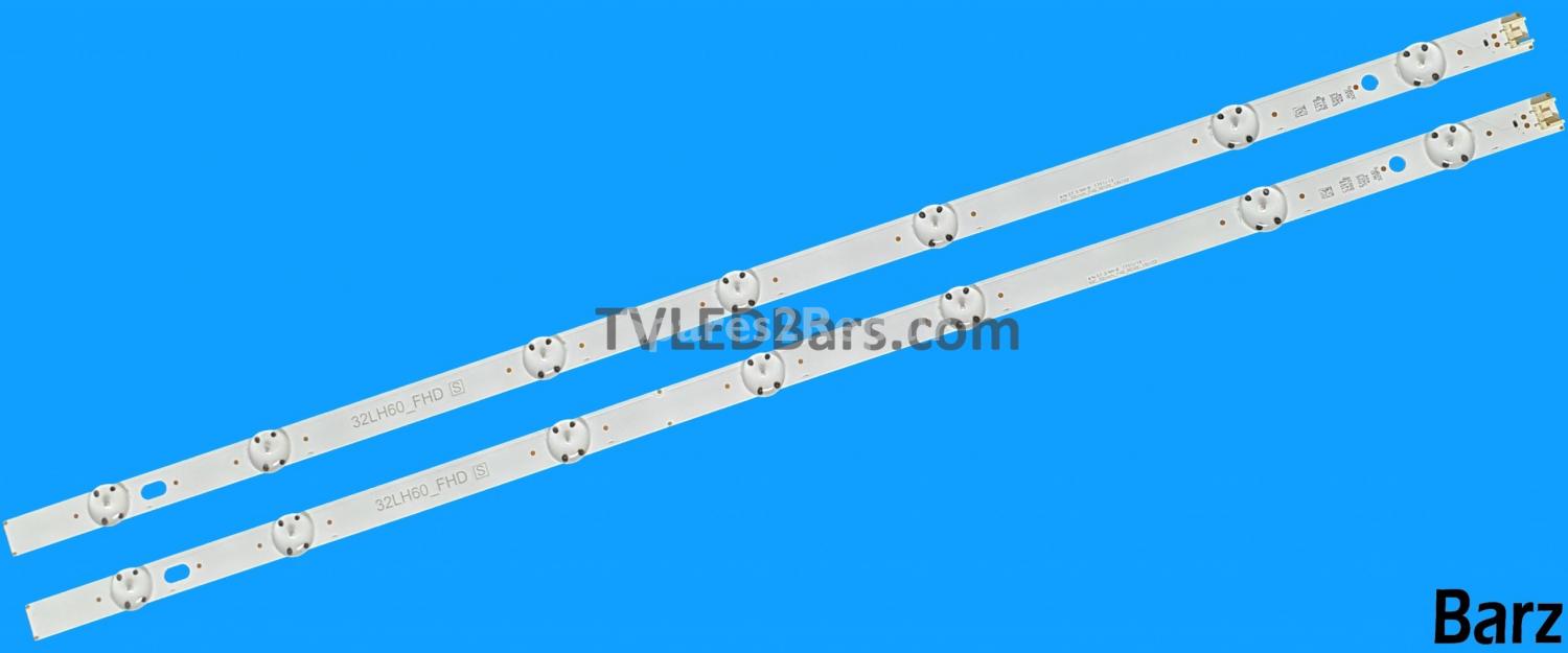 LG Barz LED Backlight Array LG AGF79046601 32" 32LH60_FHD S / SSC_32inch_FHD 2pcs