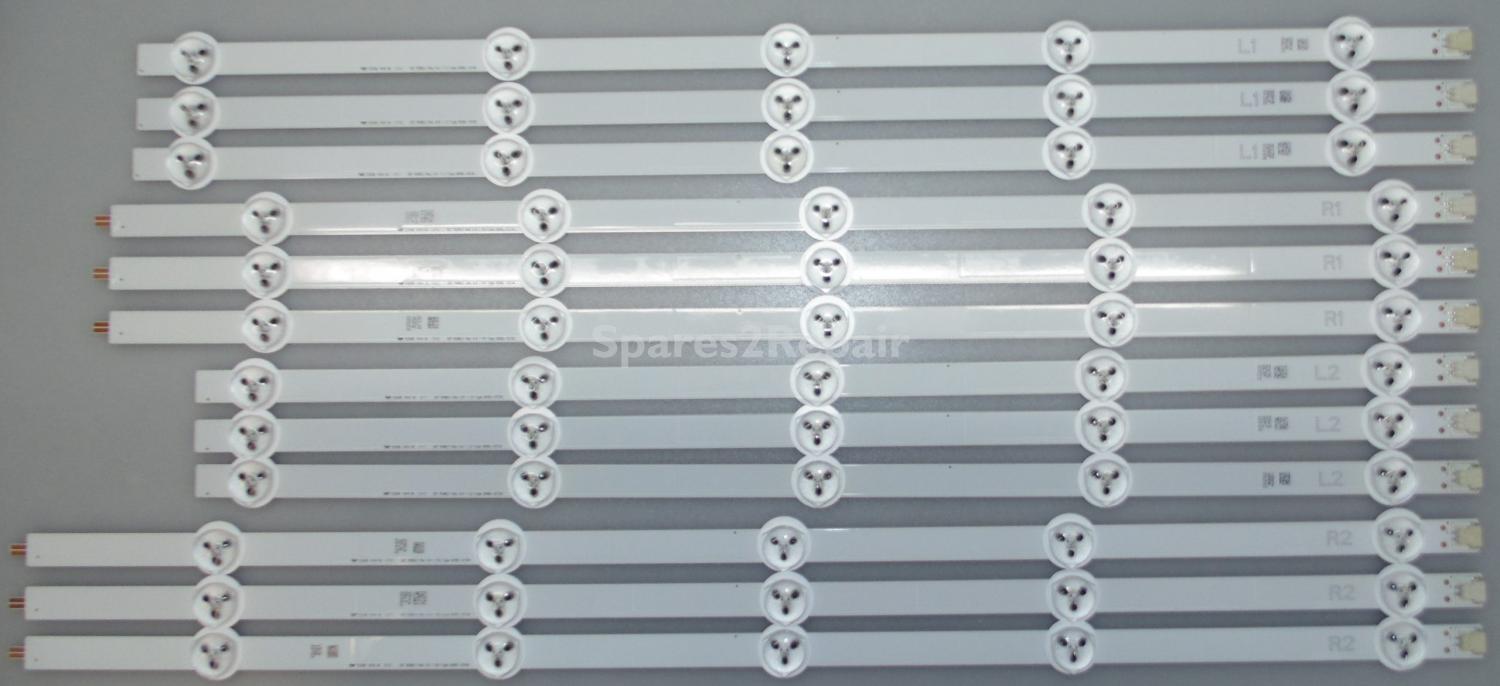 LED Backlight Array LG 50" LC500DUE SF AGF78180301 AGF78401201 12pcs