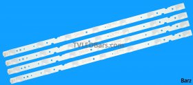 TCL LED Backlight Array TCL 50DP628 50" LVU500NDEL HD9W02 MD9W16 4C.LB5007-ZM06J /  GIC50LB24_3030F2.1D 4pcs