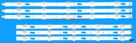 Barz LED Backlight Array Samsung BN96-50319A + BN96-50320A / BN96-02433A 43" CY-GT043HGHV1H CY-GT043HGHV2H CY-GT043HGER1V CY-GT043HGAY2V 3/6pcs