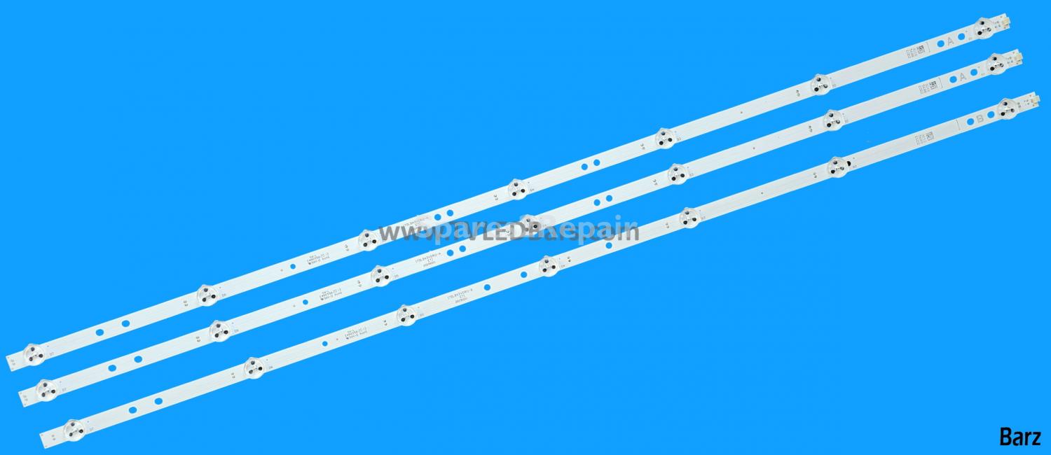 Barz LED Backlight Array Vestel 43" VES430UNDP VES430UNDH-2D-N41-N42 17DLB43VER11-A + B 2xA 1xB 3pcs