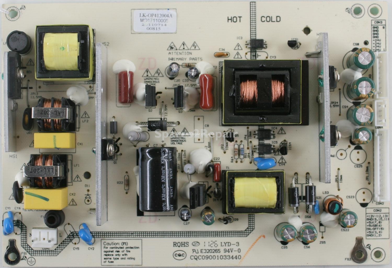 Bush BLCD26H8 - PSU - CQC09001033440 - LK-OP412004A