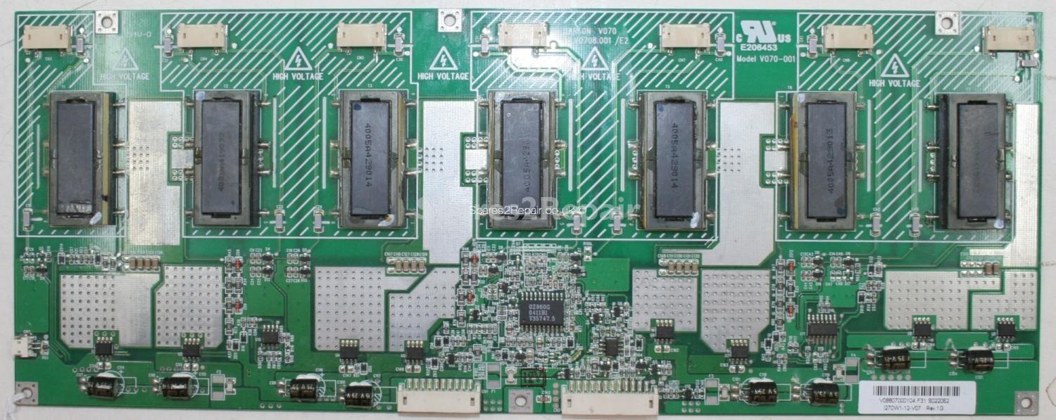 Bush LCD27TV006HD - Inverter - 48.V0708.001 /E2 - I270W1-12-V07 - REV.1G